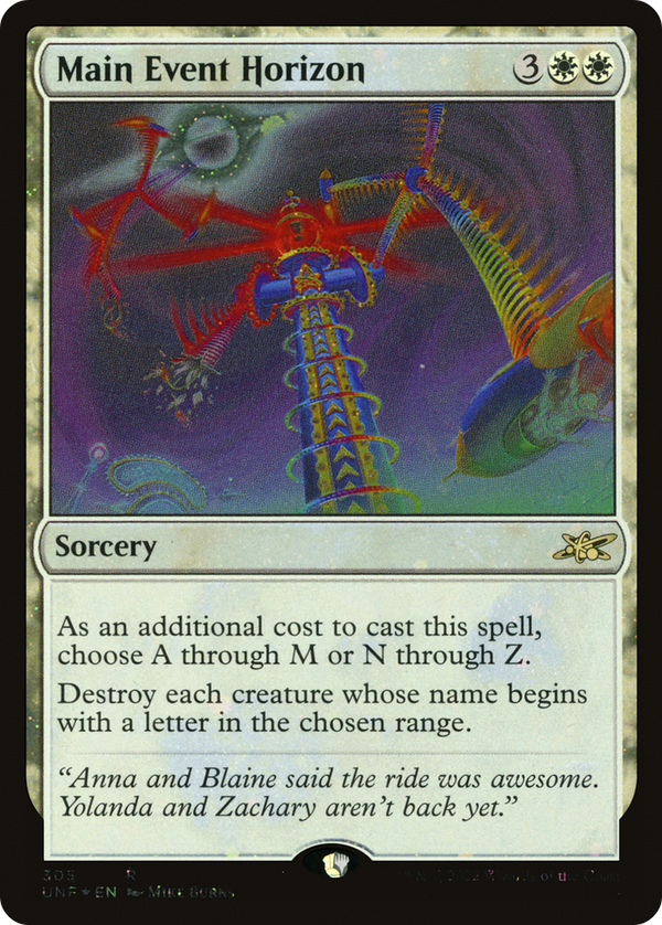 Main Event Horizon (Galaxy Foil) (305) [Unfinity] foil - Deck Out Gaming