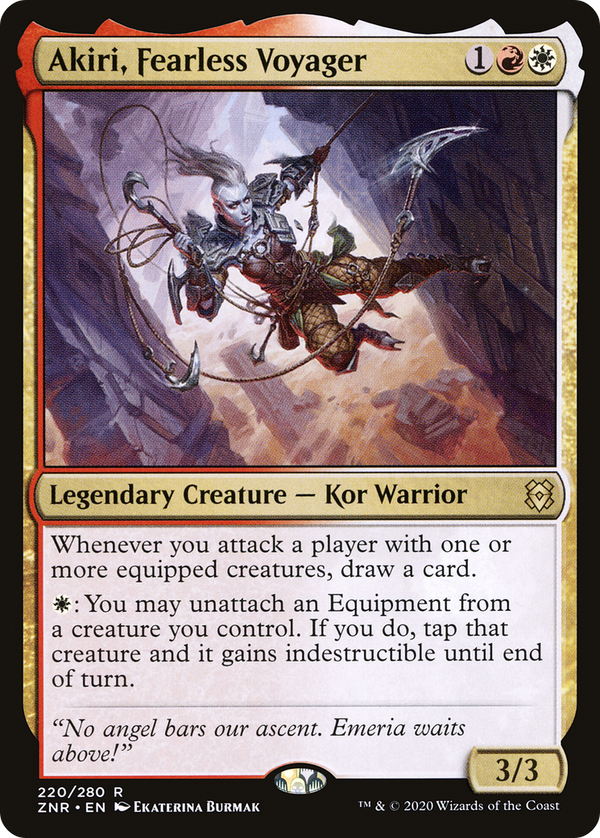 Akiri, Fearless Voyager (220) [Zendikar Rising] foil - Deck Out Gaming