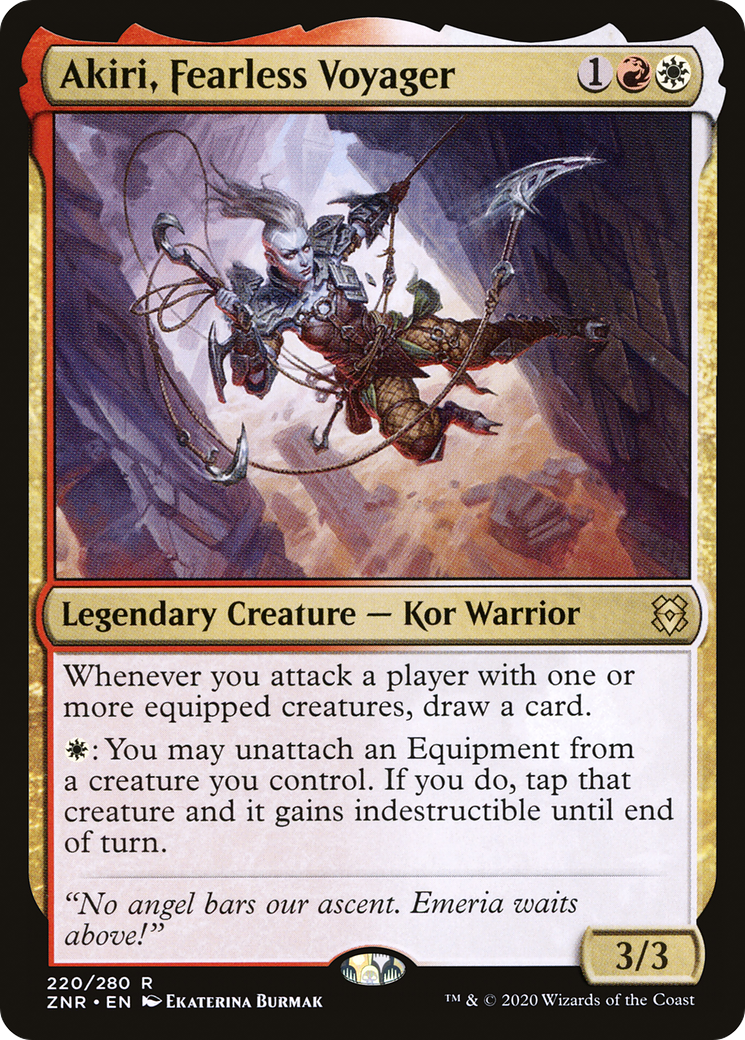 Akiri, Fearless Voyager (220) [Zendikar Rising] foil - Deck Out Gaming