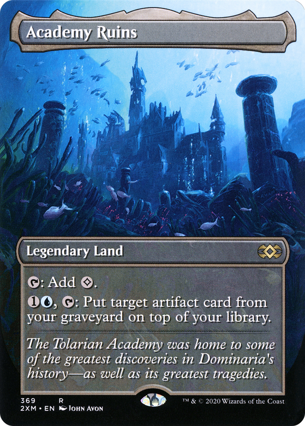 Academy Ruins (Borderless) (369) [Double Masters] - Deck Out Gaming