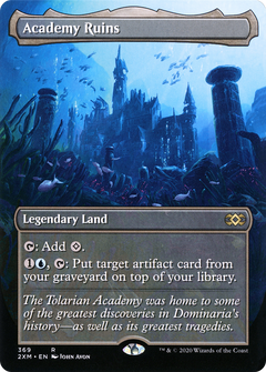 Academy Ruins (Borderless) (369) [Double Masters] foil - Deck Out Gaming