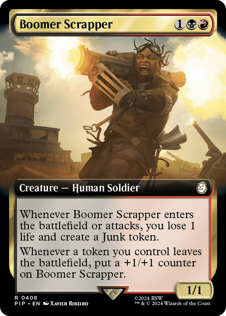 Boomer Scrapper (Extended Art) (408) [Fallout] - Deck Out Gaming