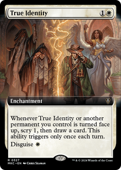 True Identity (Extended Art) (327) [Murders at Karlov Manor Commander] - Deck Out Gaming