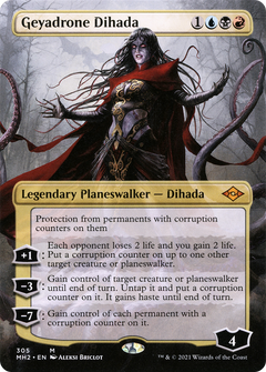Geyadrone Dihada (Borderless) (305) [Modern Horizons 2] foil - Deck Out Gaming