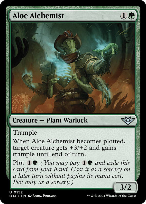 Aloe Alchemist (152) [Outlaws of Thunder Junction] - Deck Out Gaming