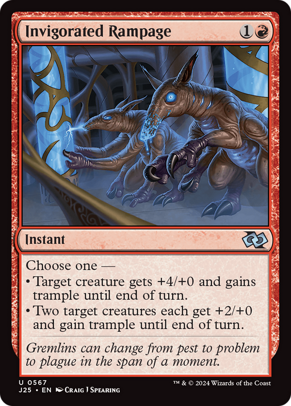 Invigorated Rampage (567) [Foundations Jumpstart] - Deck Out Gaming