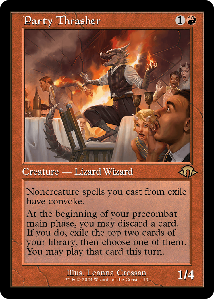 Party Thrasher (Retro Frame) (419) [Modern Horizons 3] - Deck Out Gaming
