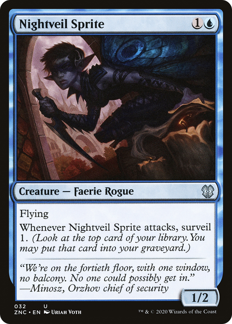 Nightveil Sprite (32) [Commander: Zendikar Rising] - Deck Out Gaming
