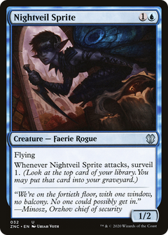 Nightveil Sprite (32) [Commander: Zendikar Rising] - Deck Out Gaming