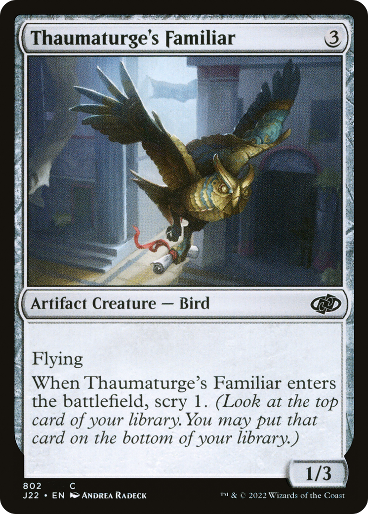 Thaumaturge's Familiar (802) [Jumpstart 2022] - Deck Out Gaming