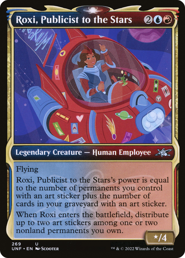 Roxi, Publicist to the Stars (Showcase) (269) [Unfinity] - Deck Out Gaming