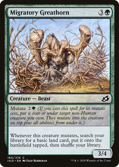 Migratory Greathorn (165) [Ikoria: Lair of Behemoths] - Deck Out Gaming