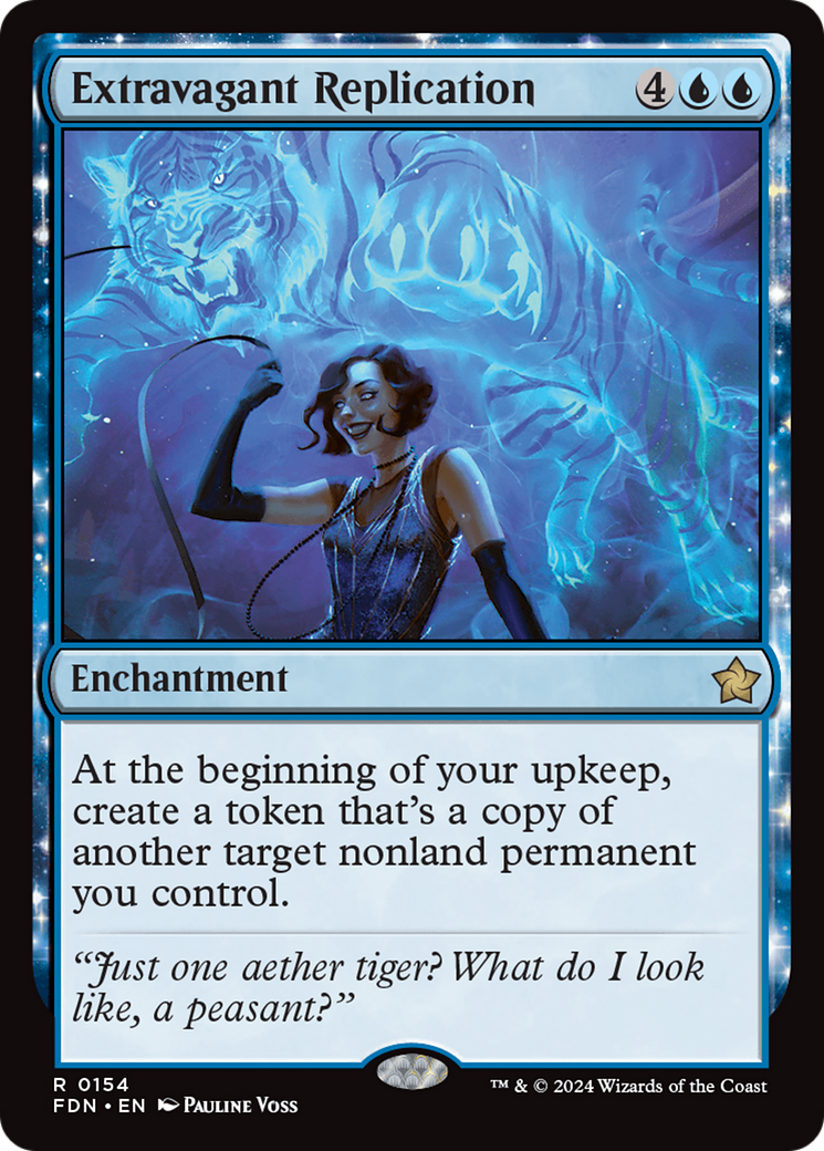 Extravagant Replication (154) [Foundations] foil - Deck Out Gaming