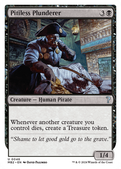 Pitiless Plunderer (White Border) (46) [Mystery Booster 2] - Deck Out Gaming