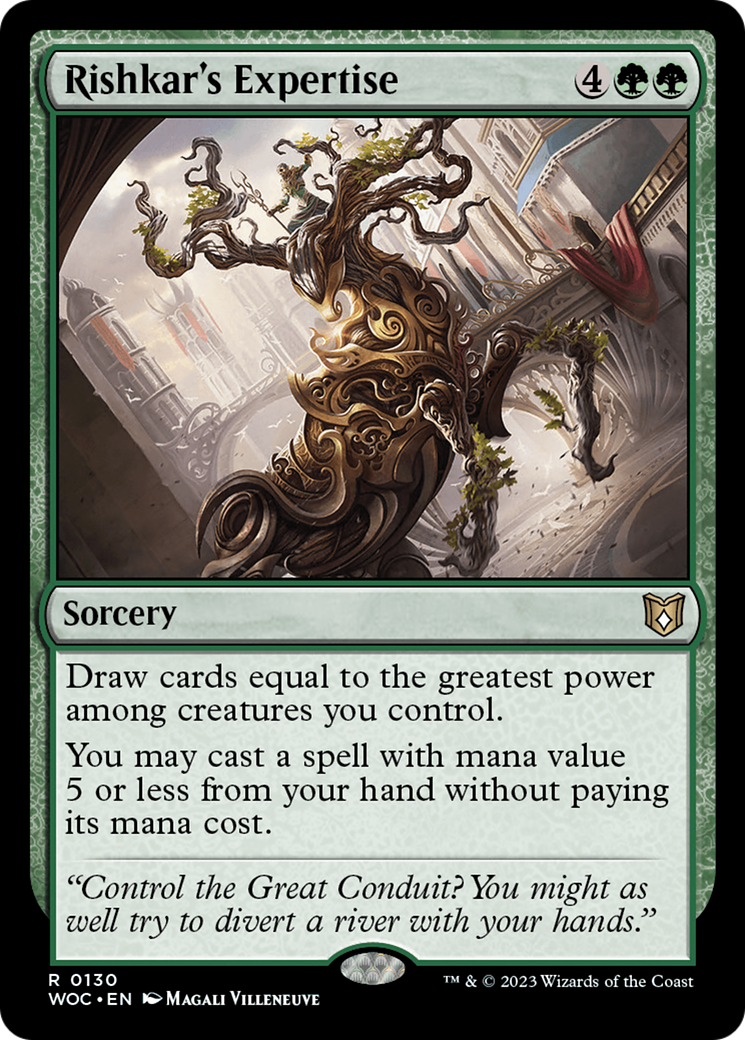 Rishkar's Expertise (130) [Wilds of Eldraine Commander] - Deck Out Gaming