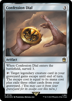 Confession Dial (Surge Foil) (778) [Doctor Who] foil - Deck Out Gaming