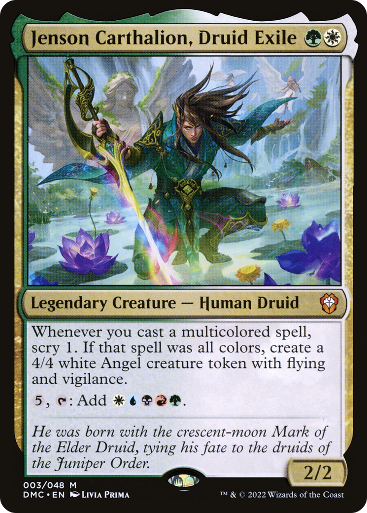 Jenson Carthalion, Druid Exile (3) [Dominaria United Commander] - Deck Out Gaming