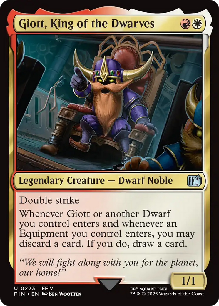 Giott, King of the Dwarves (223) [FINAL FANTASY] - Deck Out Gaming