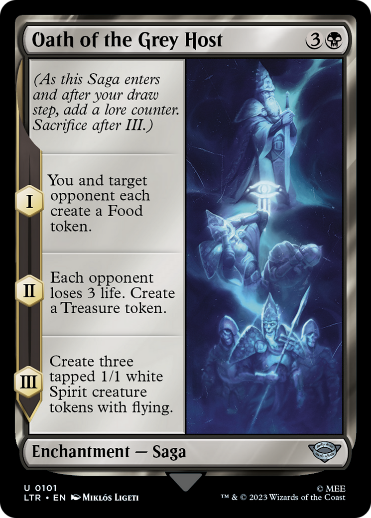 Oath of the Grey Host (101) [The Lord of the Rings: Tales of Middle-earth] foil - Deck Out Gaming