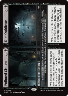 Polluted Cistern // Dim Oubliette (23) [Duskmourn: House of Horror Commander] - Deck Out Gaming
