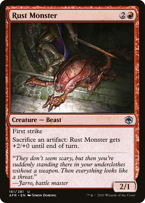 Rust Monster (161) [Adventures in the Forgotten Realms] foil - Deck Out Gaming