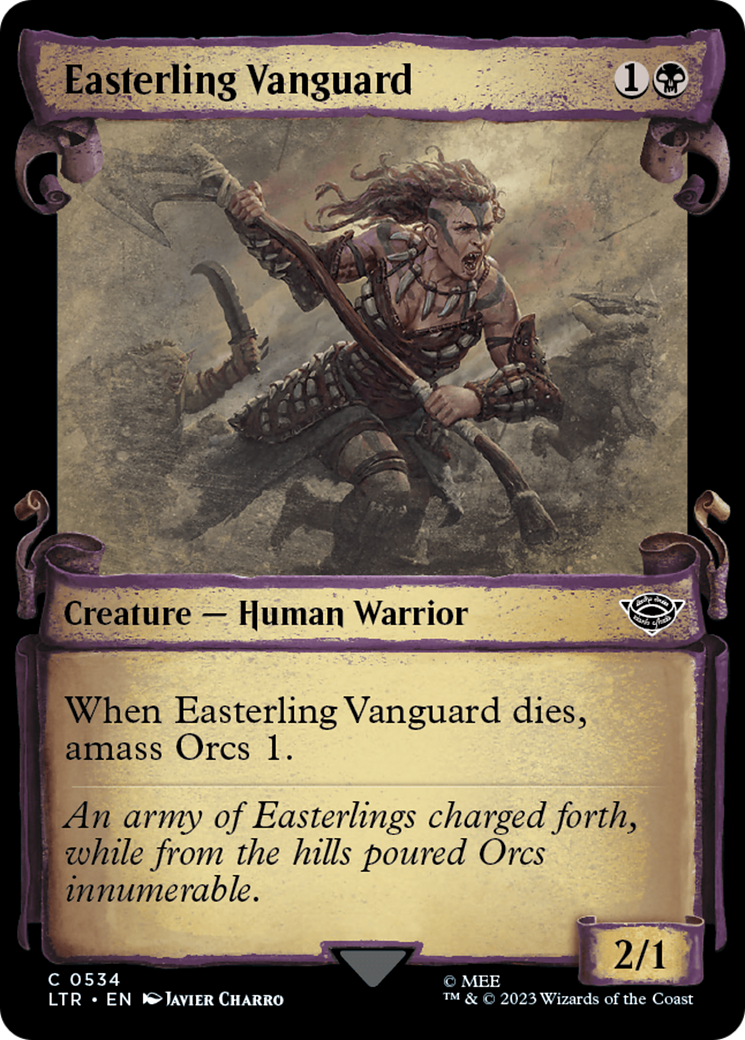 Easterling Vanguard (Showcase Scrolls) (534) [The Lord of the Rings: Tales of Middle-earth] - Deck Out Gaming