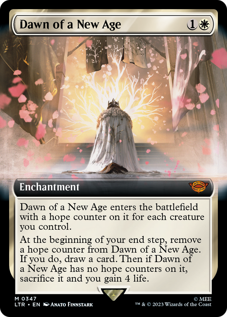 Dawn of a New Age (Extended Art) (347) [The Lord of the Rings: Tales of Middle-earth] - Deck Out Gaming
