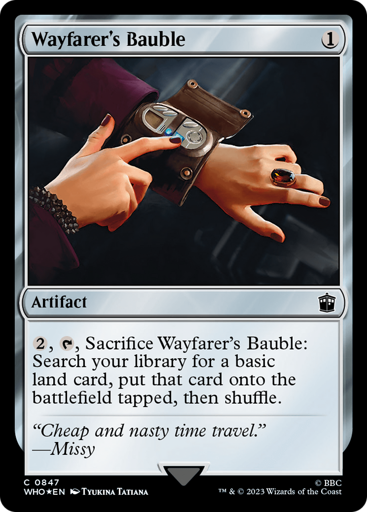 Wayfarer's Bauble (Surge Foil) (847) [Doctor Who] foil - Deck Out Gaming