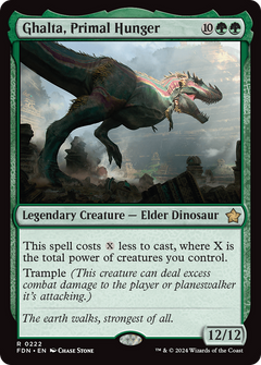Ghalta, Primal Hunger (222) [Foundations] - Deck Out Gaming