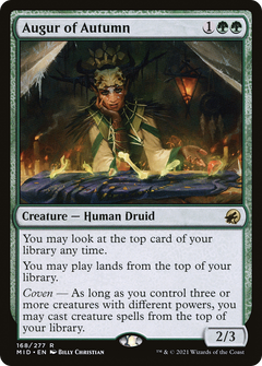 Augur of Autumn (168) [Innistrad: Midnight Hunt] foil - Deck Out Gaming