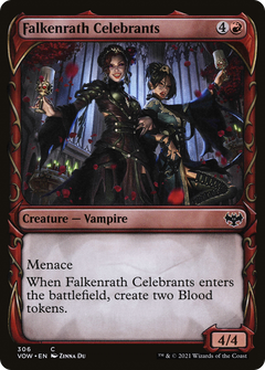 Falkenrath Celebrants (Showcase) (306) [Innistrad: Crimson Vow] foil - Deck Out Gaming