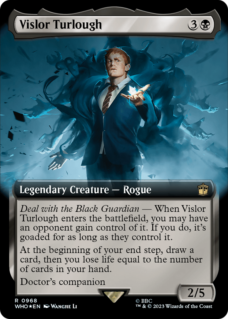Vislor Turlough (Extended Art) (Surge Foil) (968) [Doctor Who] foil - Deck Out Gaming