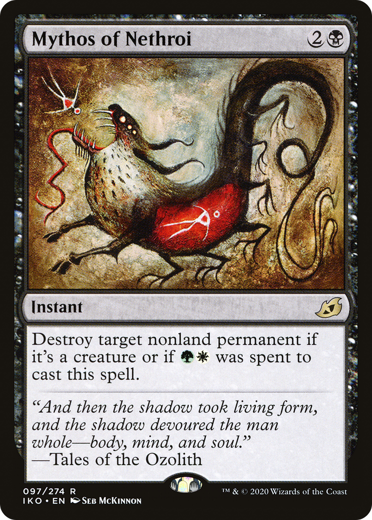 Mythos of Nethroi (97) [Ikoria: Lair of Behemoths] foil - Deck Out Gaming
