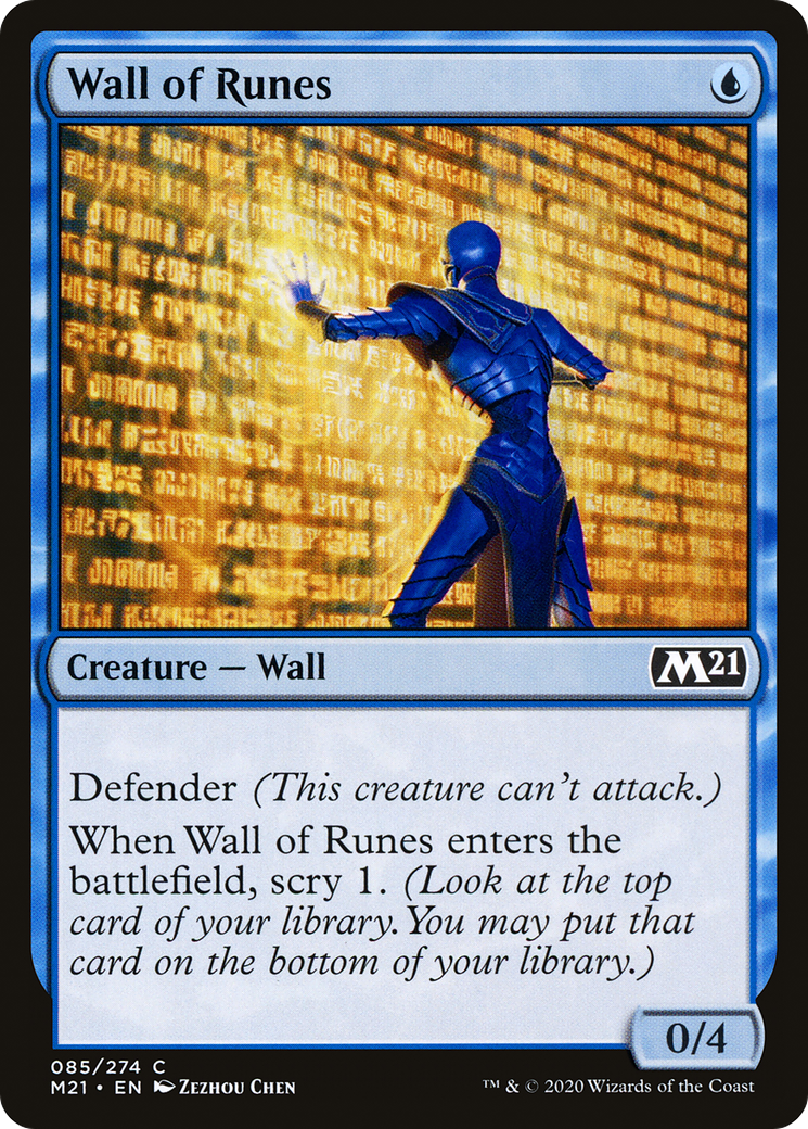 Wall of Runes (85) [Core Set 2021] - Deck Out Gaming