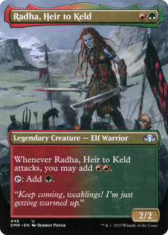 Radha, Heir to Keld (Borderless) (446) [Dominaria Remastered] - Deck Out Gaming