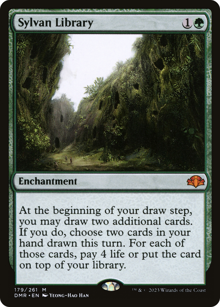 Sylvan Library (179) [Dominaria Remastered] foil - Deck Out Gaming