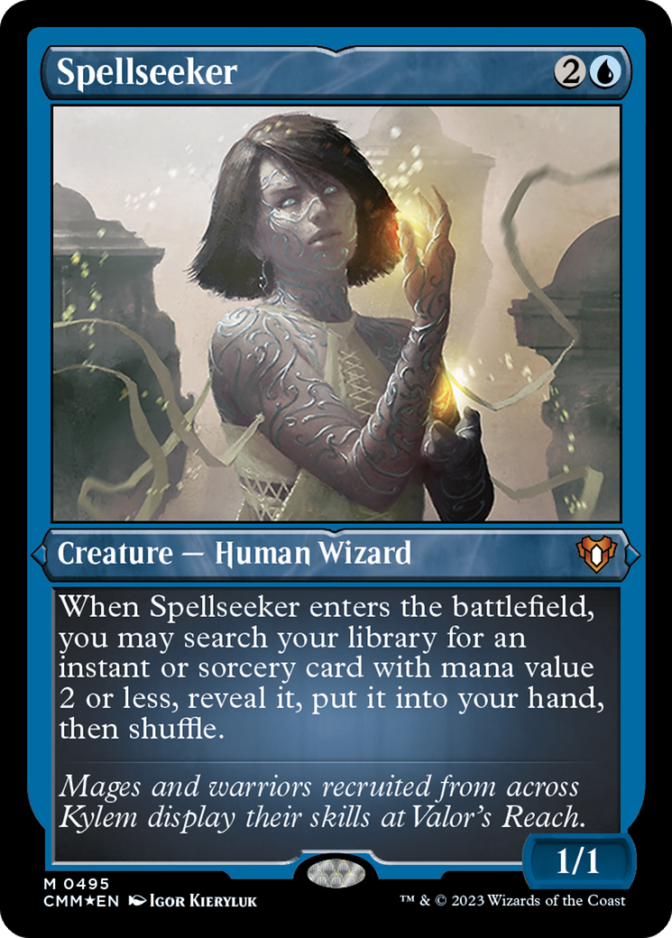 Spellseeker (495) [Commander Masters] etched - Deck Out Gaming