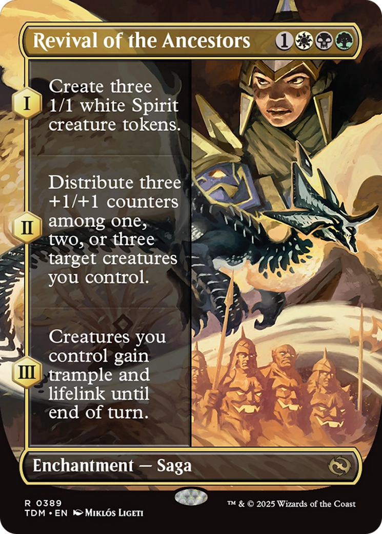Revival of the Ancestors (Borderless) (389) [Tarkir: Dragonstorm] - Deck Out Gaming