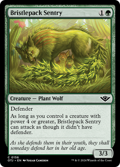 Bristlepack Sentry (156) [Outlaws of Thunder Junction] foil - Deck Out Gaming