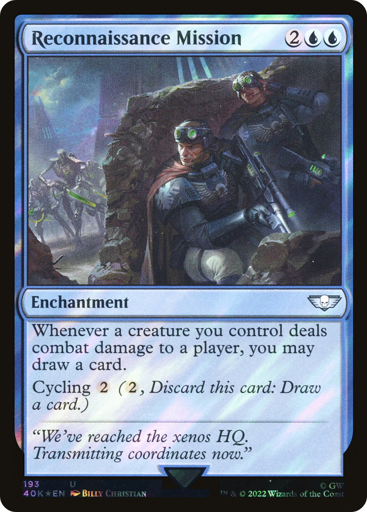 Reconnaissance Mission (Surge Foil) (193) [Warhammer 40,000 Commander] foil - Deck Out Gaming