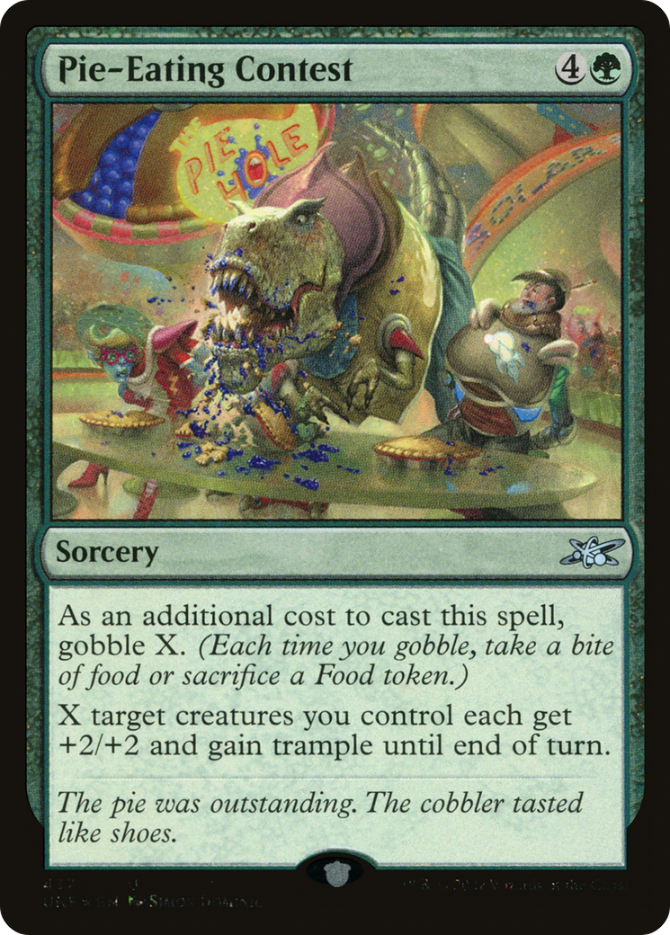 Pie-Eating Contest (Galaxy Foil) (437) [Unfinity] foil - Deck Out Gaming