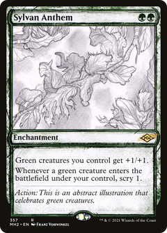 Sylvan Anthem (Showcase) (357) [Modern Horizons 2] foil - Deck Out Gaming