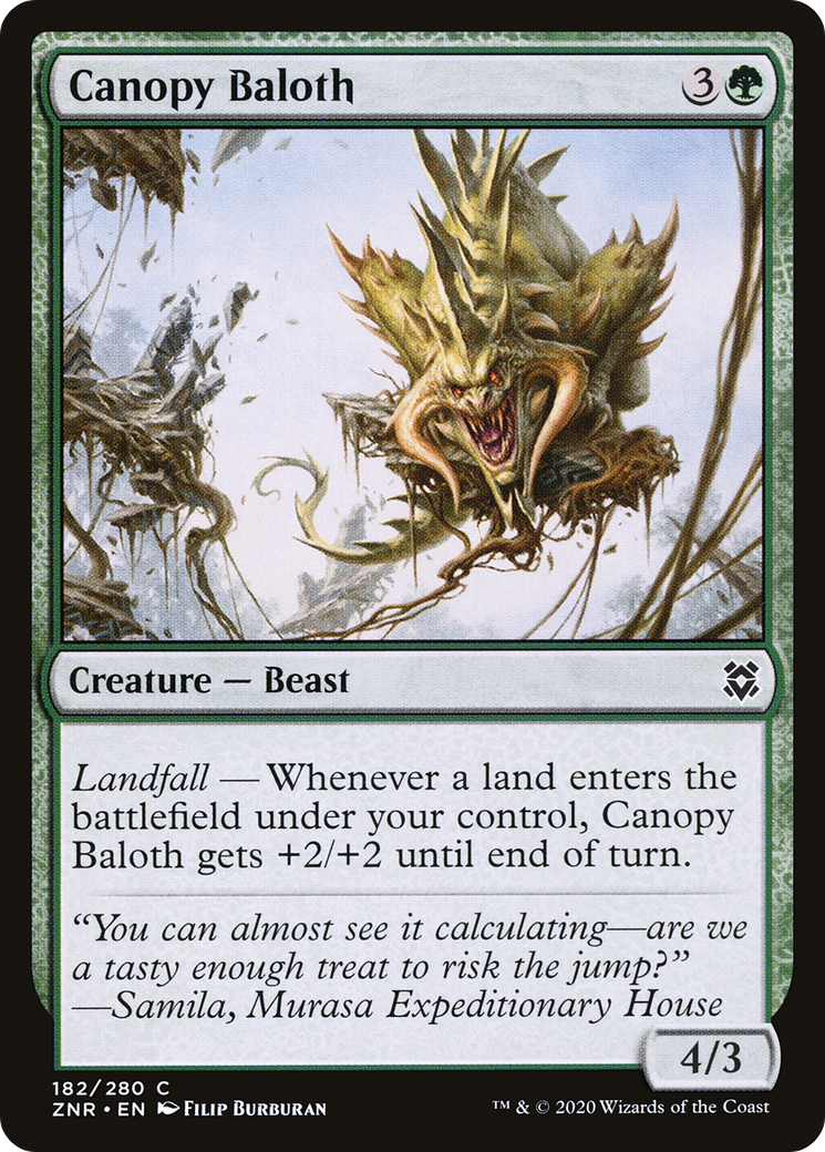 Canopy Baloth (182) [Zendikar Rising] - Deck Out Gaming