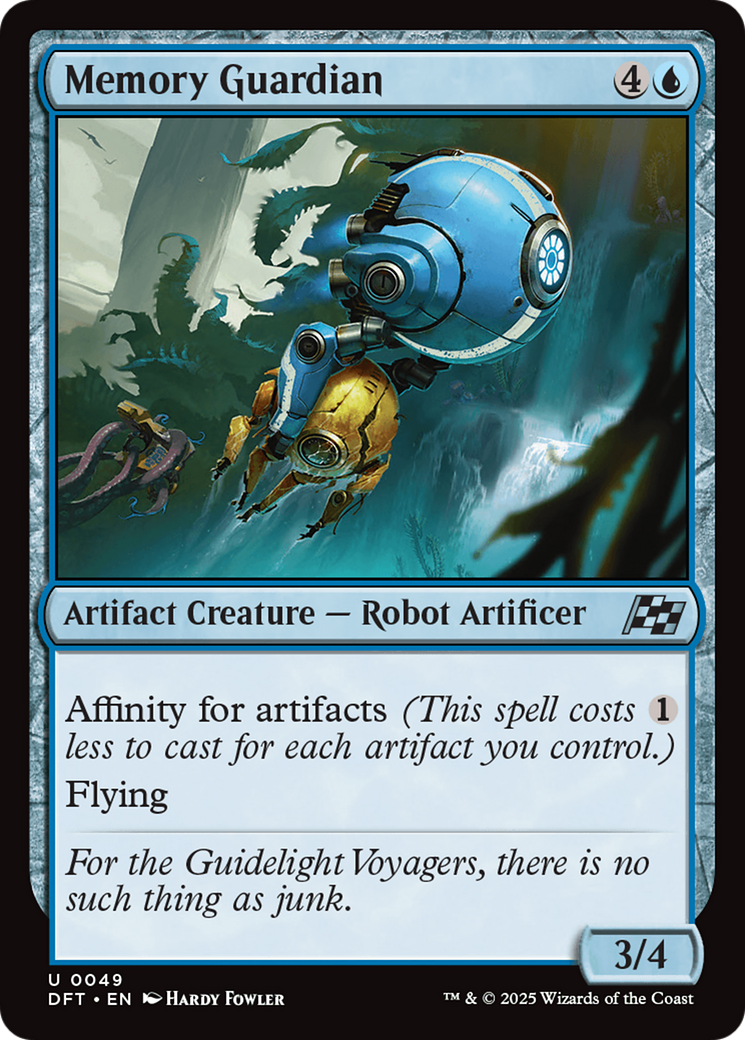 Memory Guardian (49) [Aetherdrift] foil - Deck Out Gaming