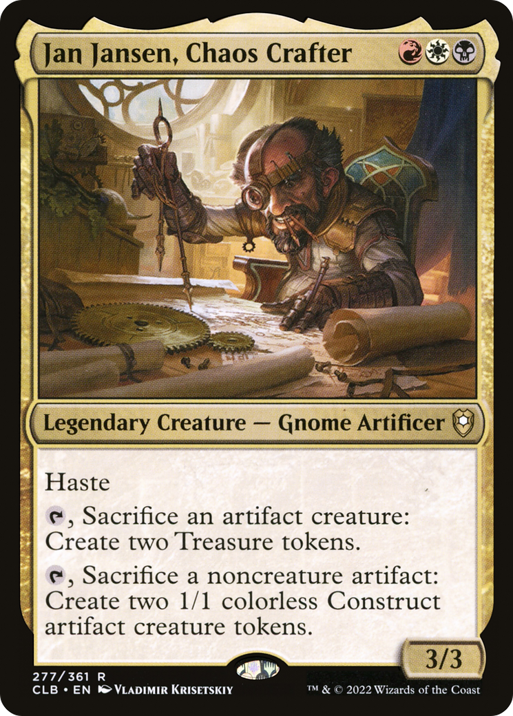 Jan Jansen, Chaos Crafter (277) [Commander Legends: Battle for Baldur's Gate] foil - Deck Out Gaming