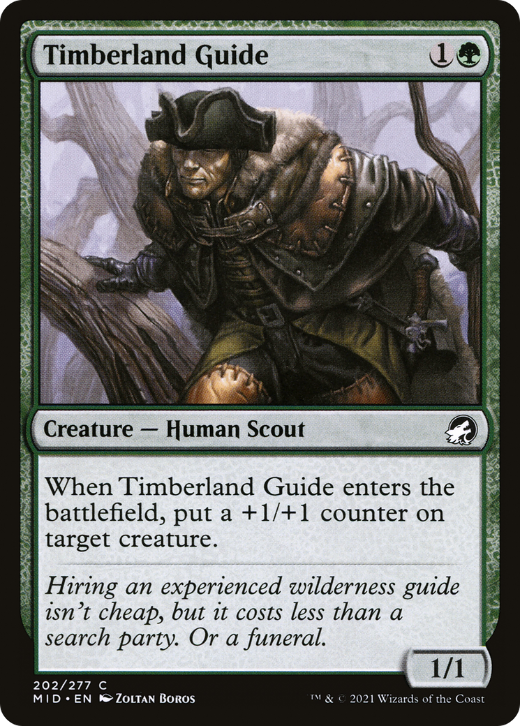 Timberland Guide (202) [Innistrad: Midnight Hunt] foil - Deck Out Gaming