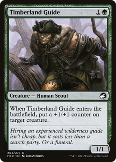 Timberland Guide (202) [Innistrad: Midnight Hunt] foil - Deck Out Gaming