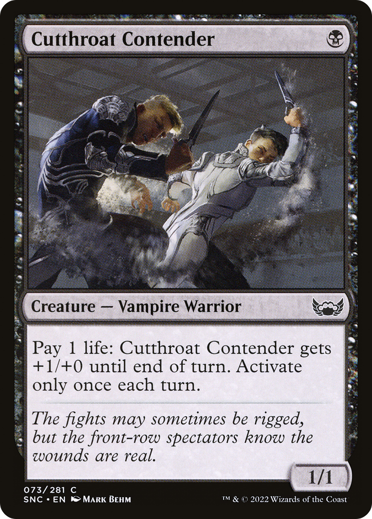 Cutthroat Contender (73) [Streets of New Capenna] foil - Deck Out Gaming