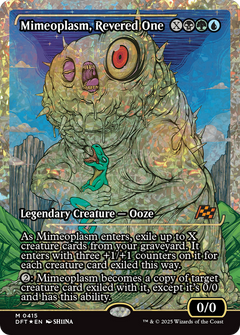 Mimeoplasm, Revered One (Showcase) (Fracture Foil) (415) [Aetherdrift] foil - Deck Out Gaming