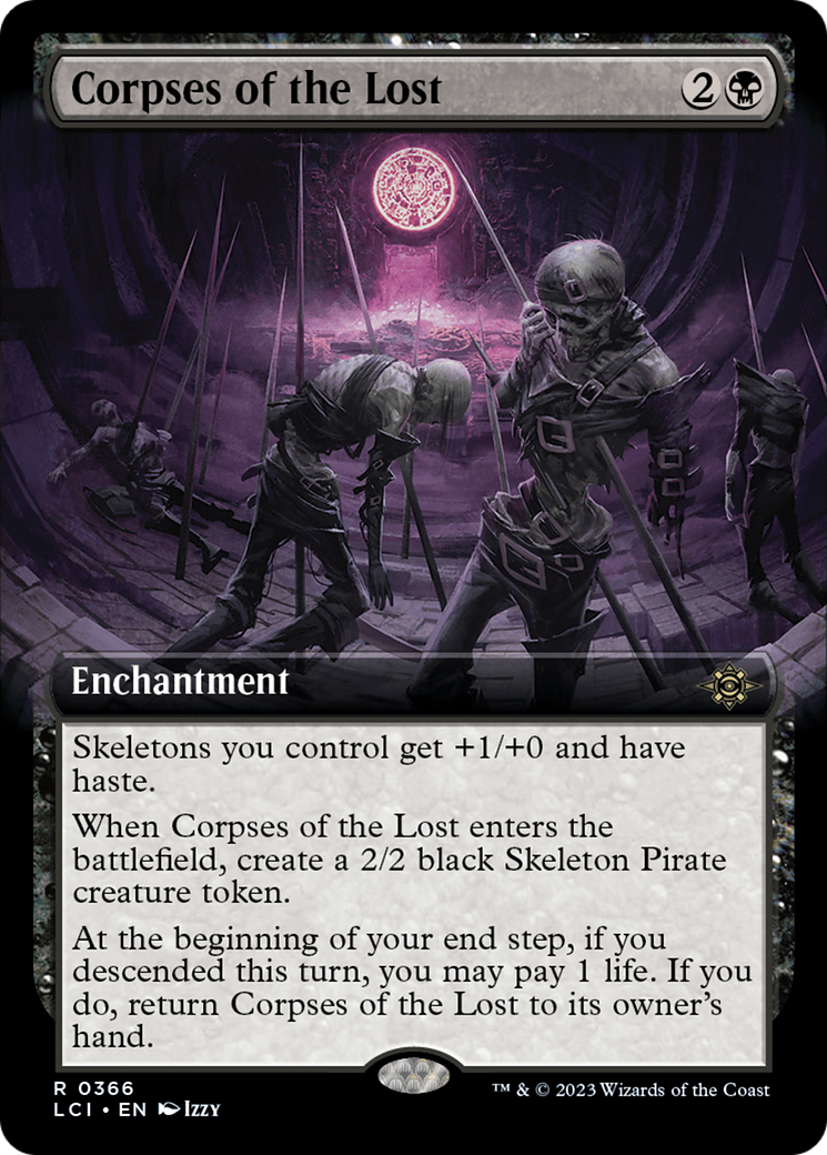 Corpses of the Lost (Extended Art) (366) [The Lost Caverns of Ixalan] foil - Deck Out Gaming
